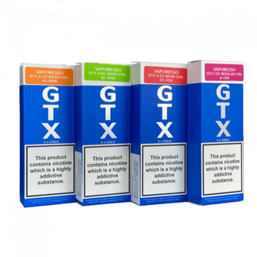 Vaporesso GTX Replacement Coil Series (5-Pack)