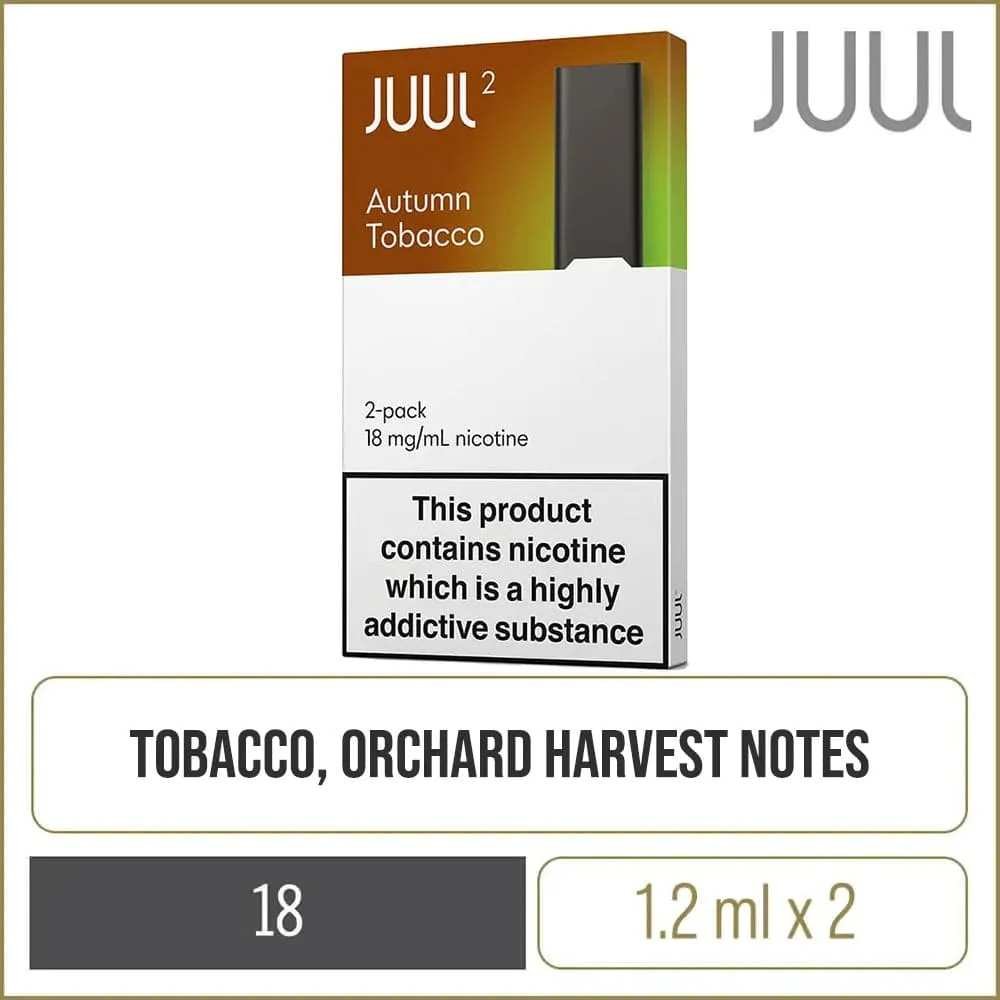 JUUL2 Autumn Tobacco Pods (2 Pods) - India Vape Store