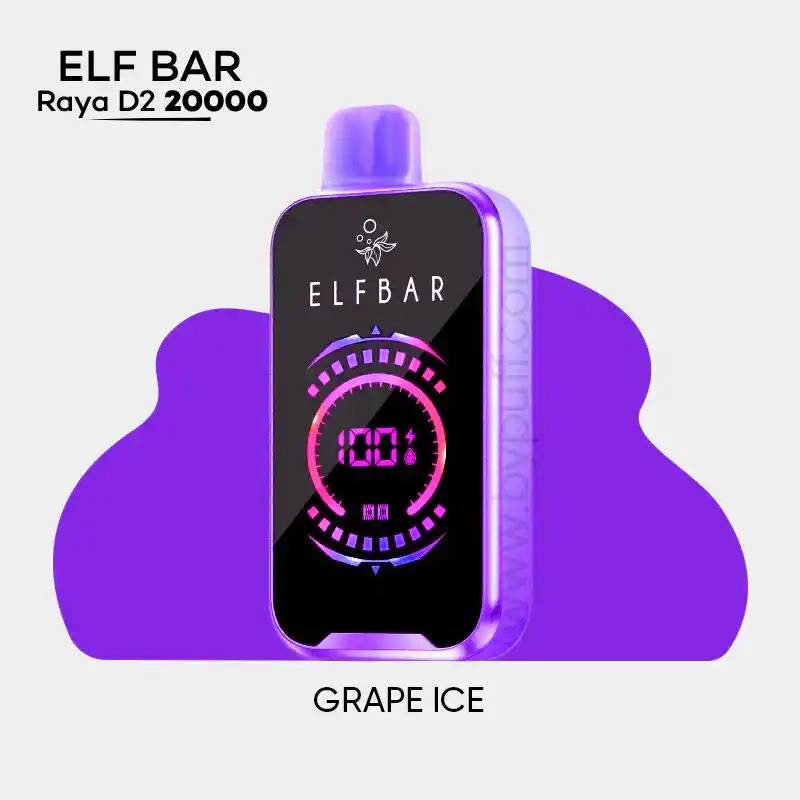 ELFBAR RAYA D2 Grape ice (20000 Puffs)