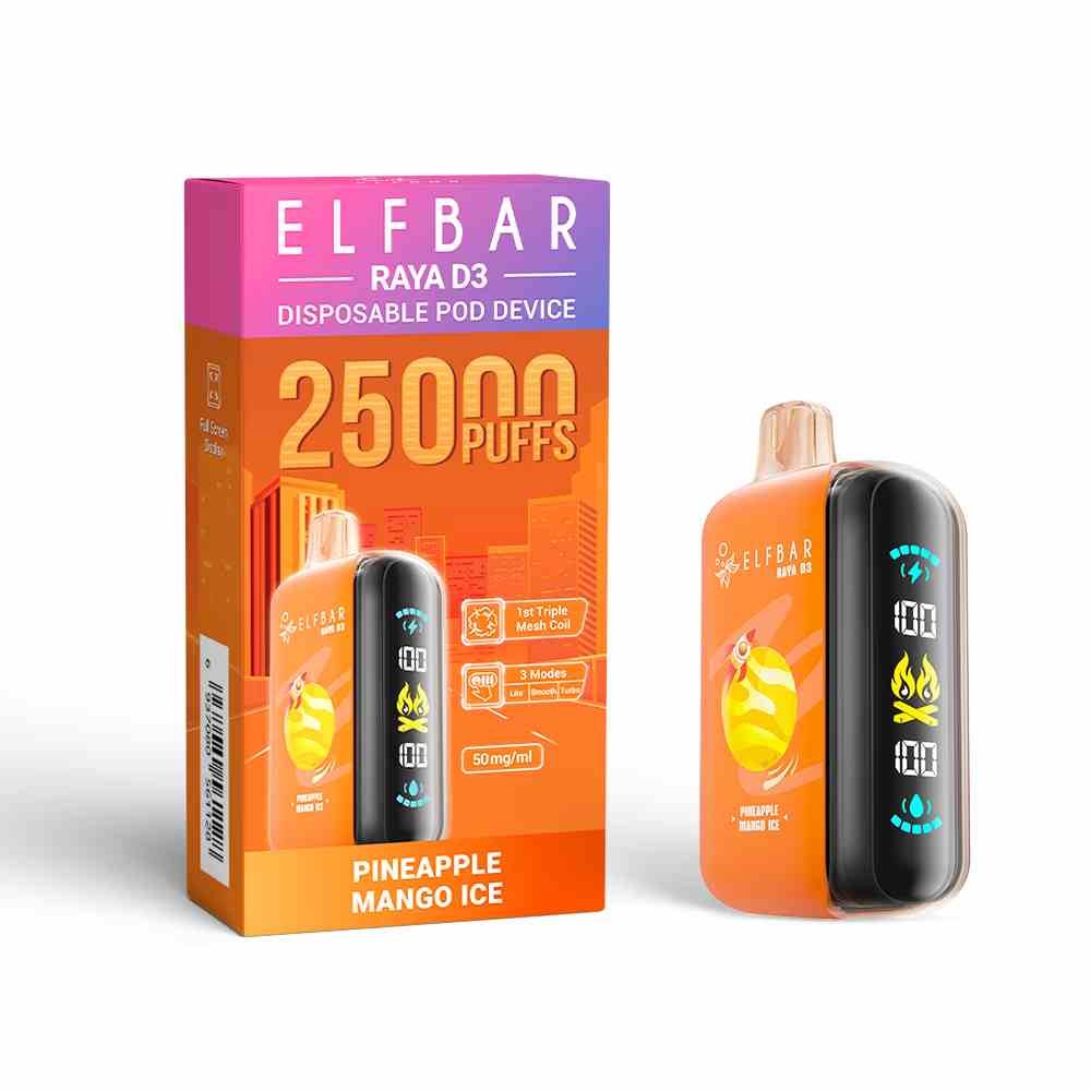 ELF BAR RAYA D3 - Pineapple Mango Ice - 25000