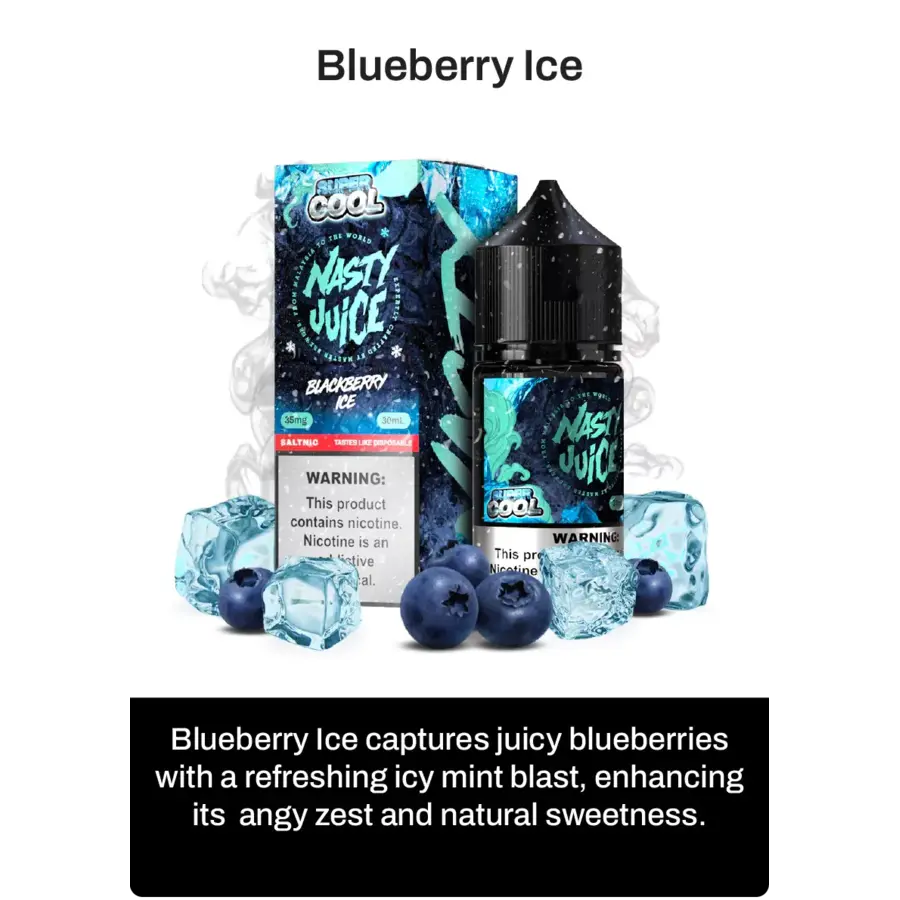 Nasty Juice Super Cool Blueberry Ice