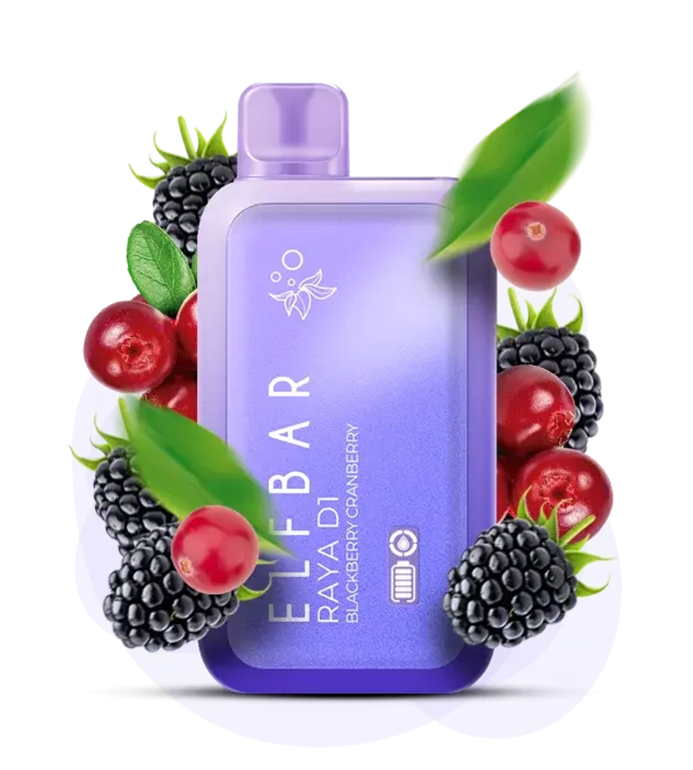Elf Bar Raya D1 Blackberry Cranberry