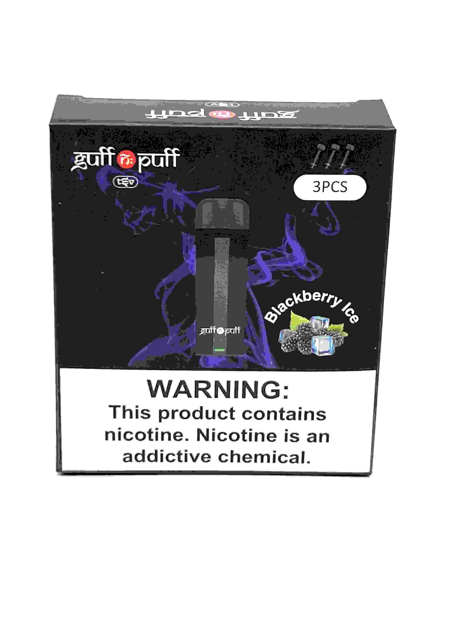 Guff Puff Pod Blackberry ice