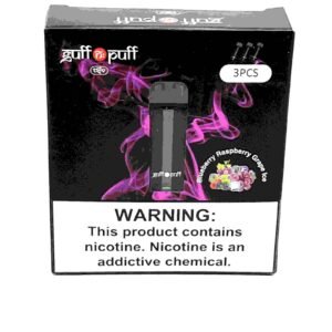 Guff Puff Pod Blueberry Raspberry Grape ice