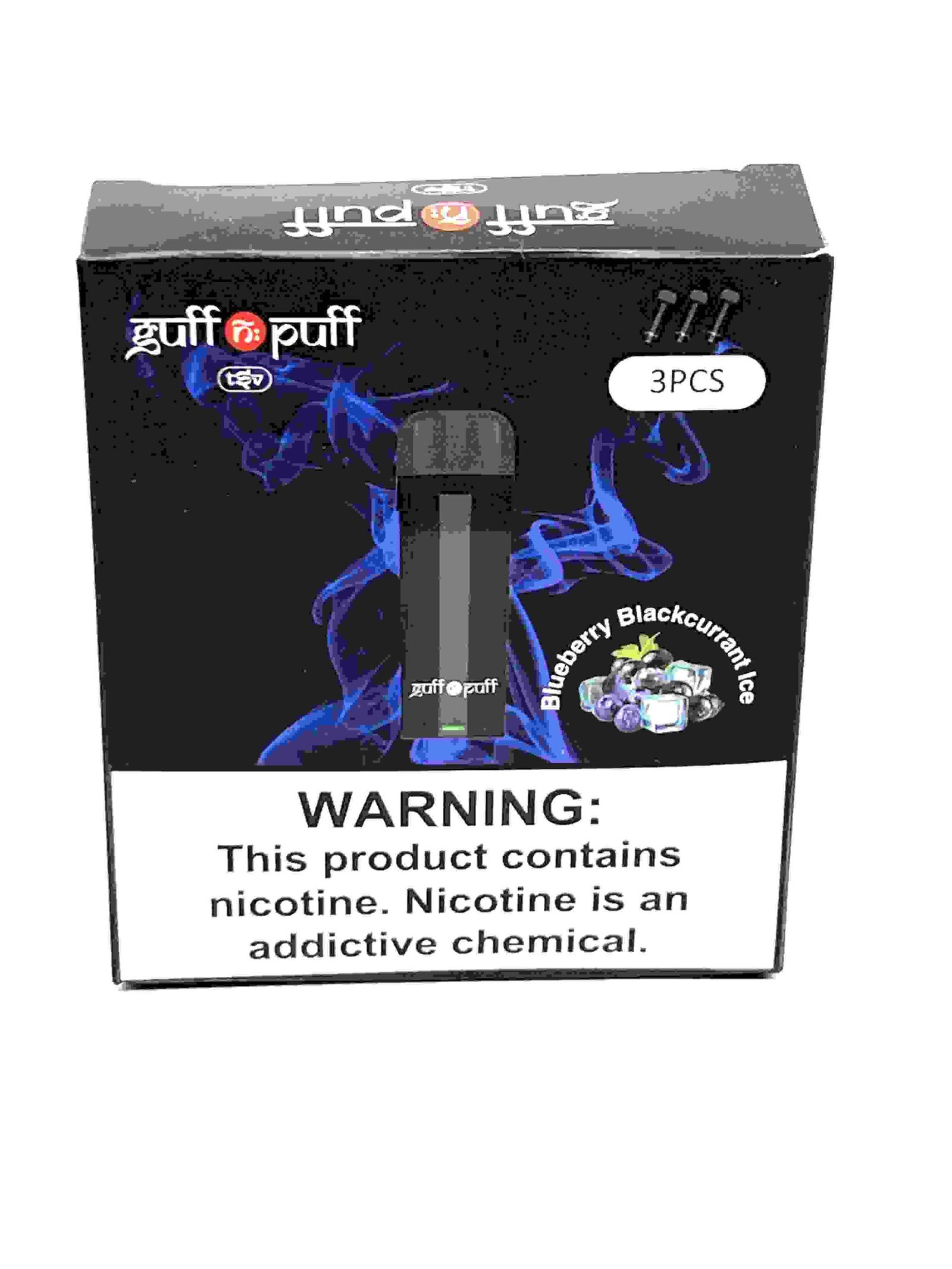 Guff Puff Pod Blueberry Blackcurrant ice