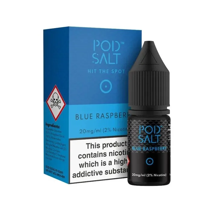 POD SALT BLUE RASPBERRY – NICOTINE SALT