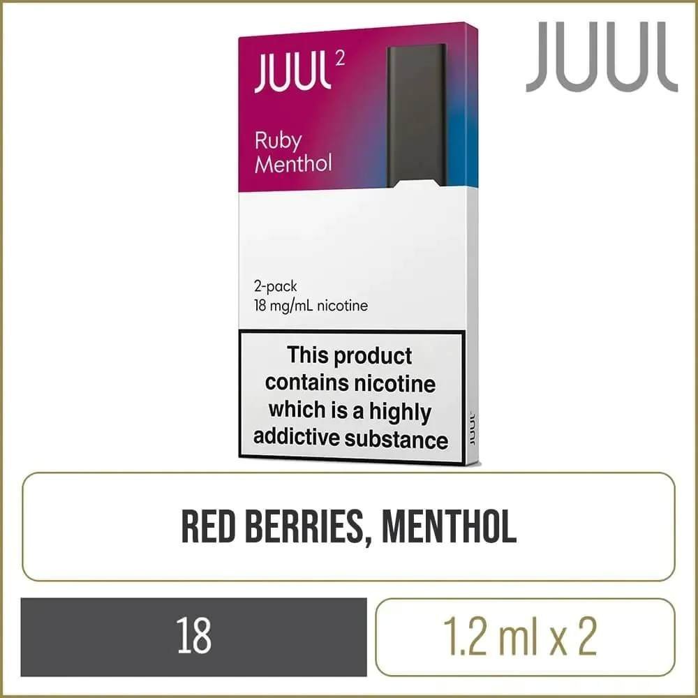 JUUL2 Ruby Menthol Pods