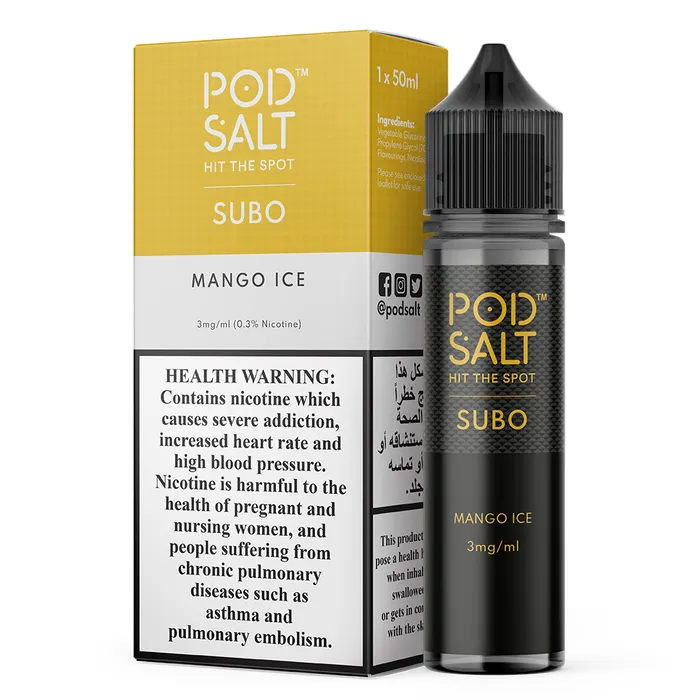 Pod Salt Freebase Mango Ice