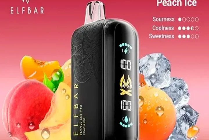 ELF BAR RAYA D3 PRO – PEACH ICE