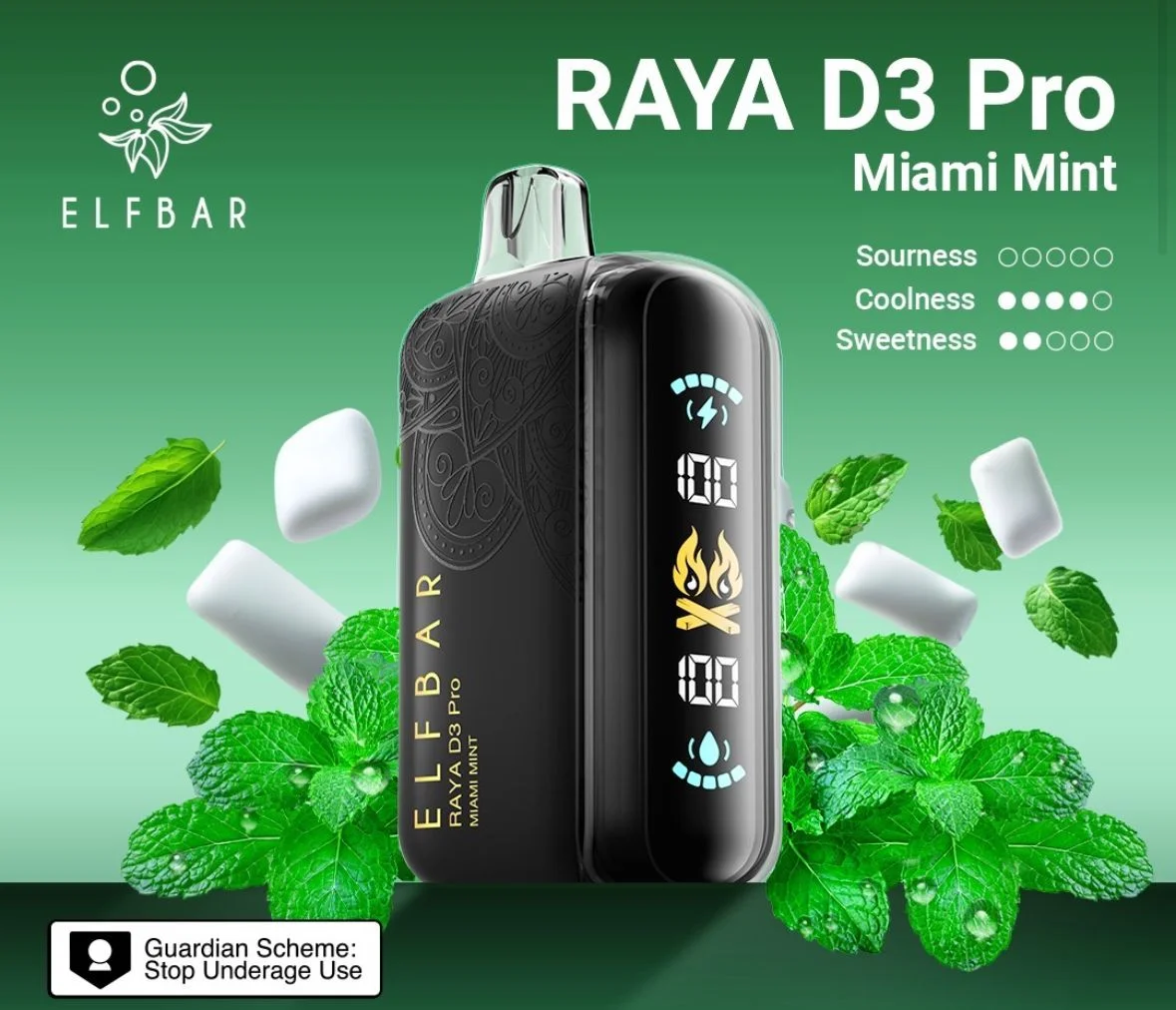Elf Bar Raya D3 Pro Miami Mint