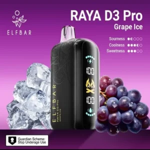 Elf Bar Raya D3 Pro – 30K Grape Ice