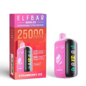 Elf bar raya D3 Strawberry Ice