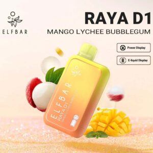 ELF BAR RAYA D1 - Mango Lychee Bubblegum - 13000 Puffs