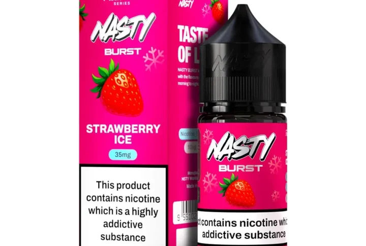 Nasty Burst Nic salts Strawberry ice