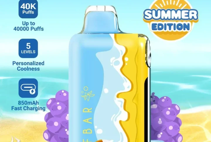 ELF BAR ICE KING – SUMMER EDITION – GRAPE ICE – 40K PUFFS