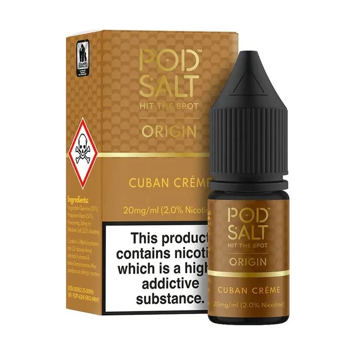 POD SALT CUBAN CREME Nicotine Salt