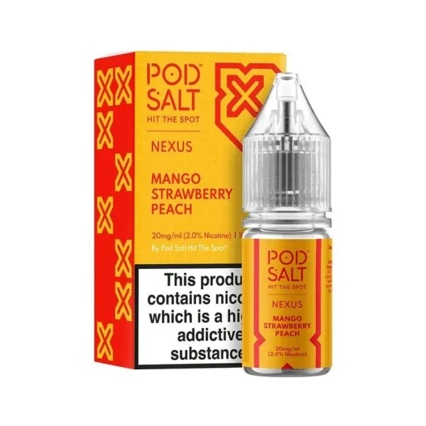 POD SALT Mango Strawberry Peach Nicotine Salt