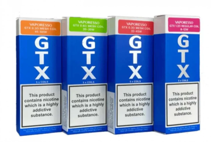 Vaporesso GTX Replacement Coil Series (5-Pack)