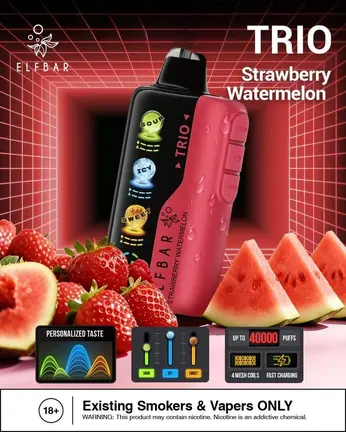 ELF BAR TRIO – Strawberry Watermelon