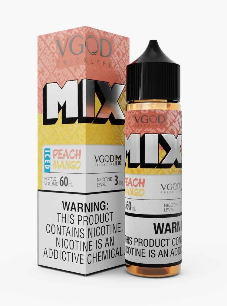 Vgod Nicotine Salt Iced Peach Mango
